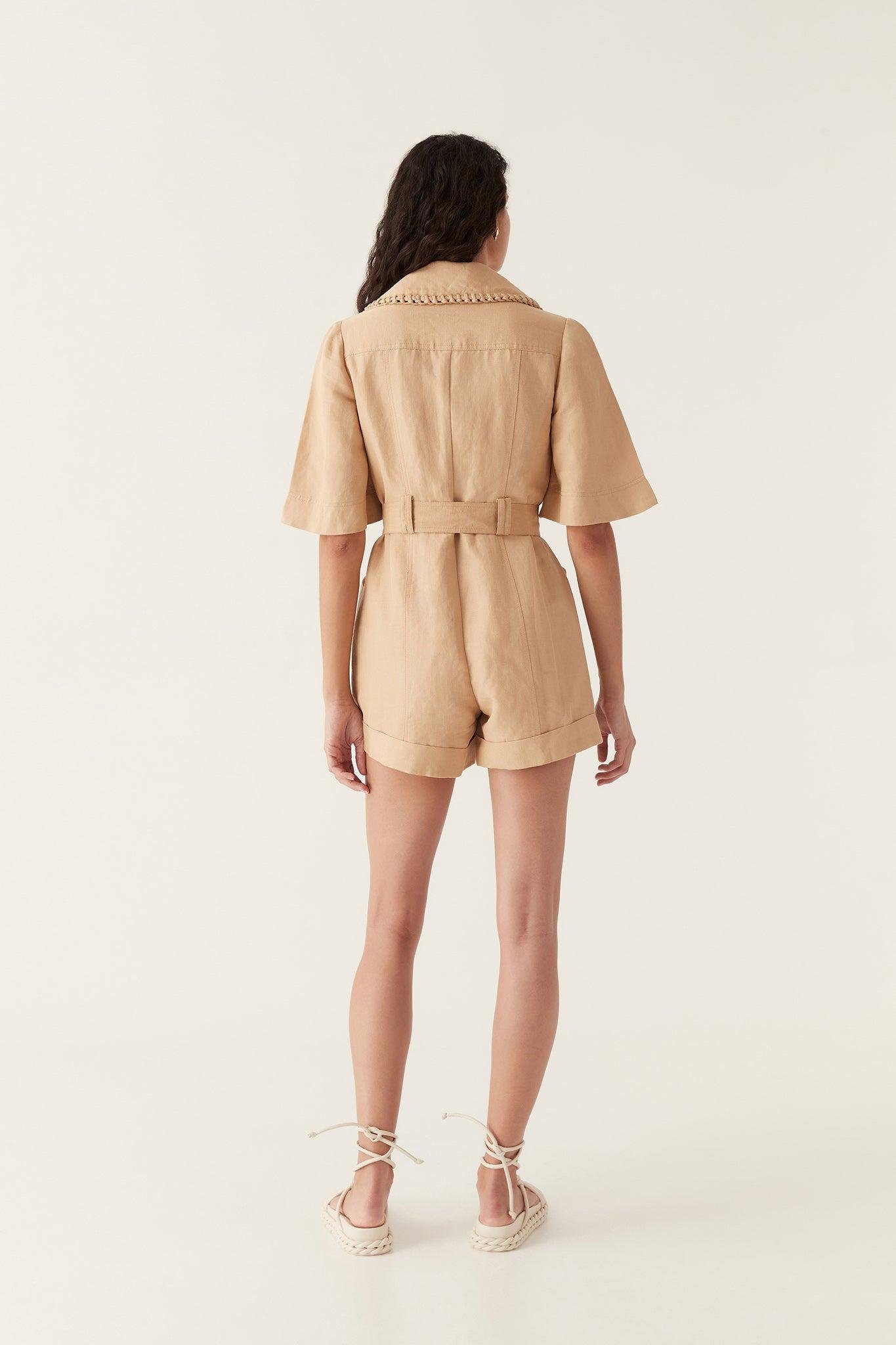 Tactile Whipstitch Playsuit Female Product Image