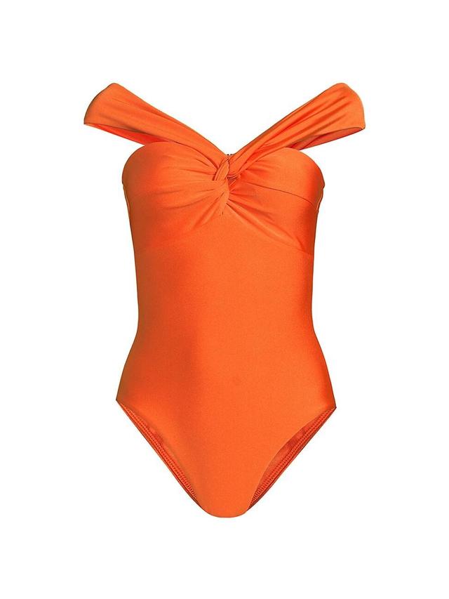 Womens Betsy Gloss Bandeau One-Piece Swimsuit Product Image