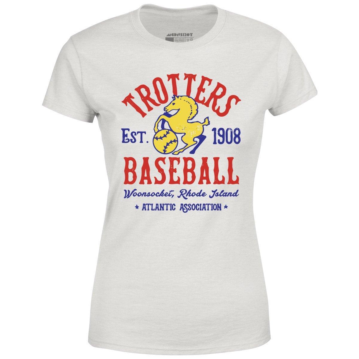 Woonsocket Trotters - Rhode Island - Vintage Defunct Baseball Teams - Women's T-Shirt Female Product Image