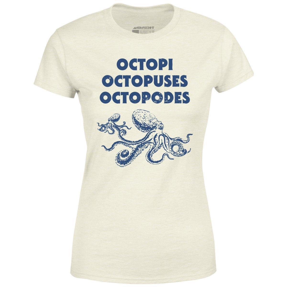 Octopi Octopuses Octopodes - Women's T-Shirt Female Product Image