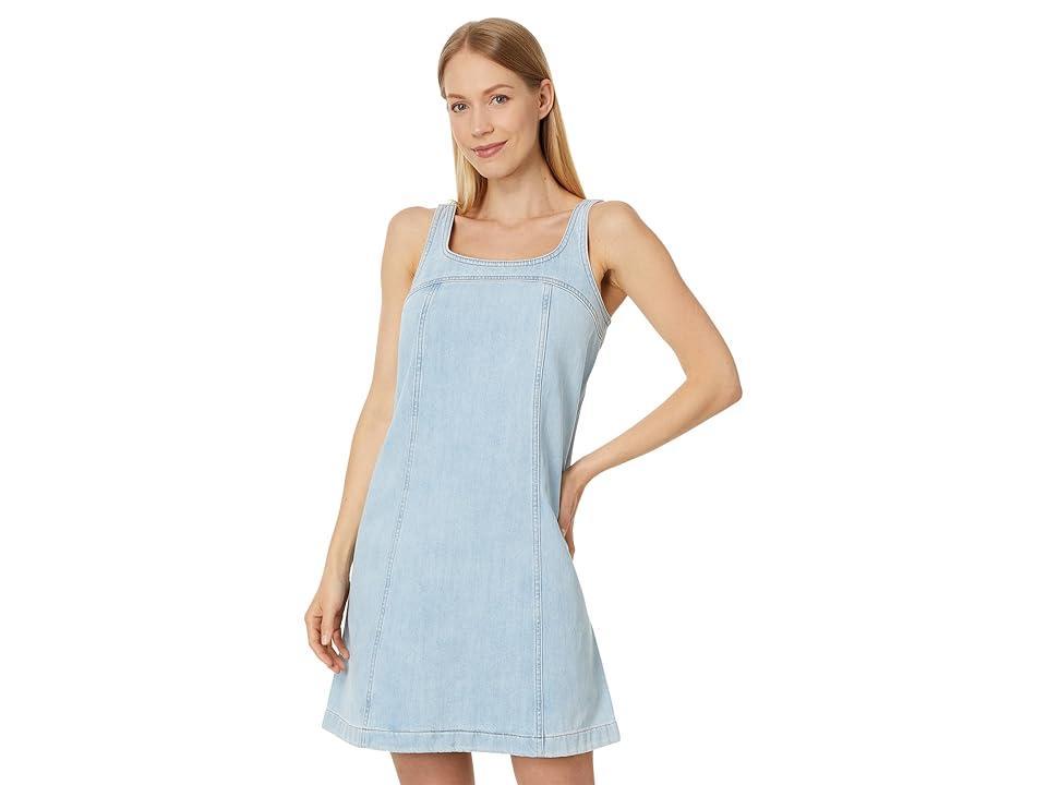 Madewell Denim A-Line Sleeveless Mini Dress in Fitzgerald Wash (Fitzgerald Wash) Women's Dress Product Image