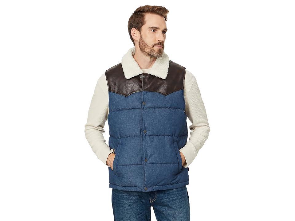 Levi's(r) Out West Vest (Denim) Men's Jacket Product Image