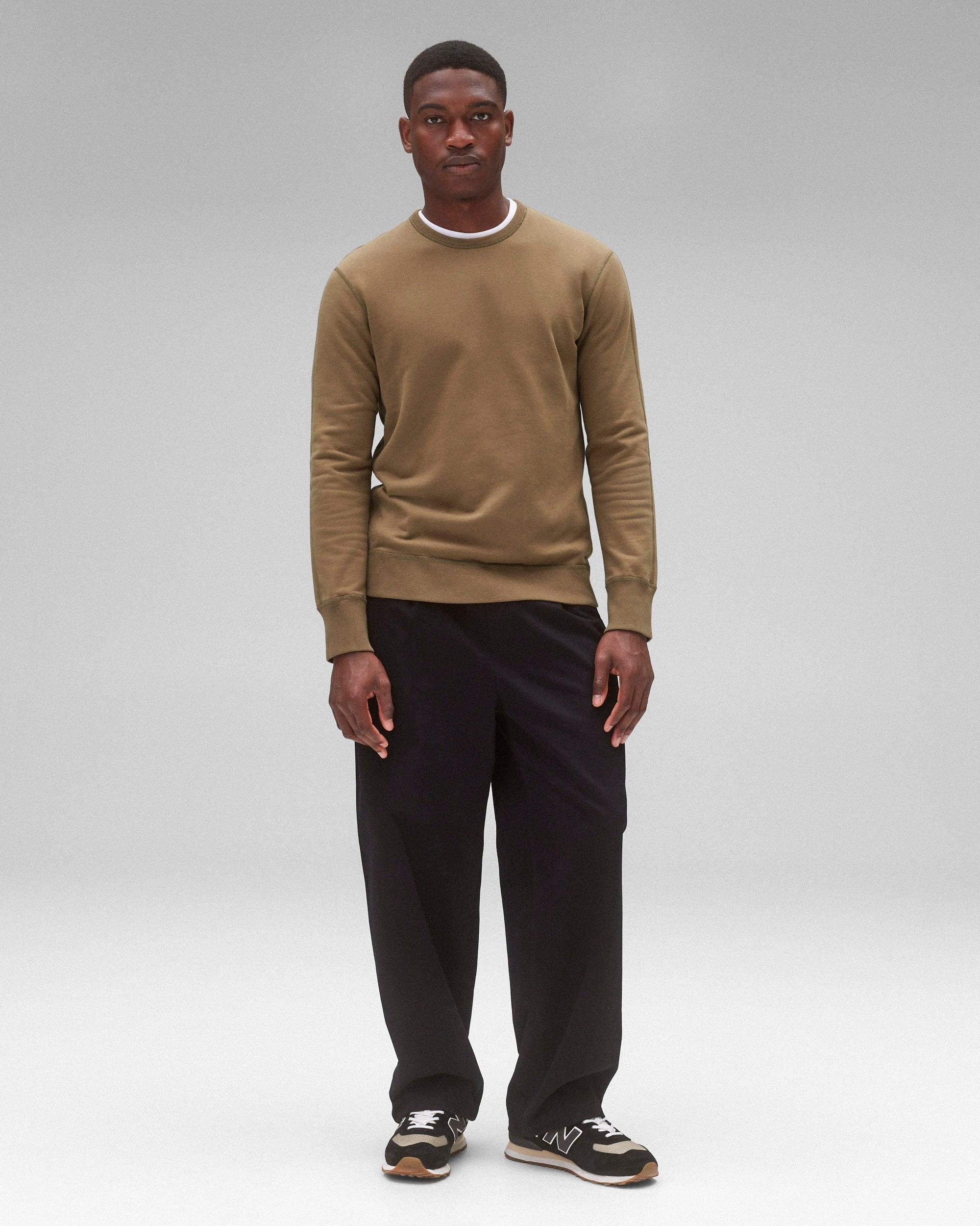 Midweight Terry Slim Crewneck Male Product Image