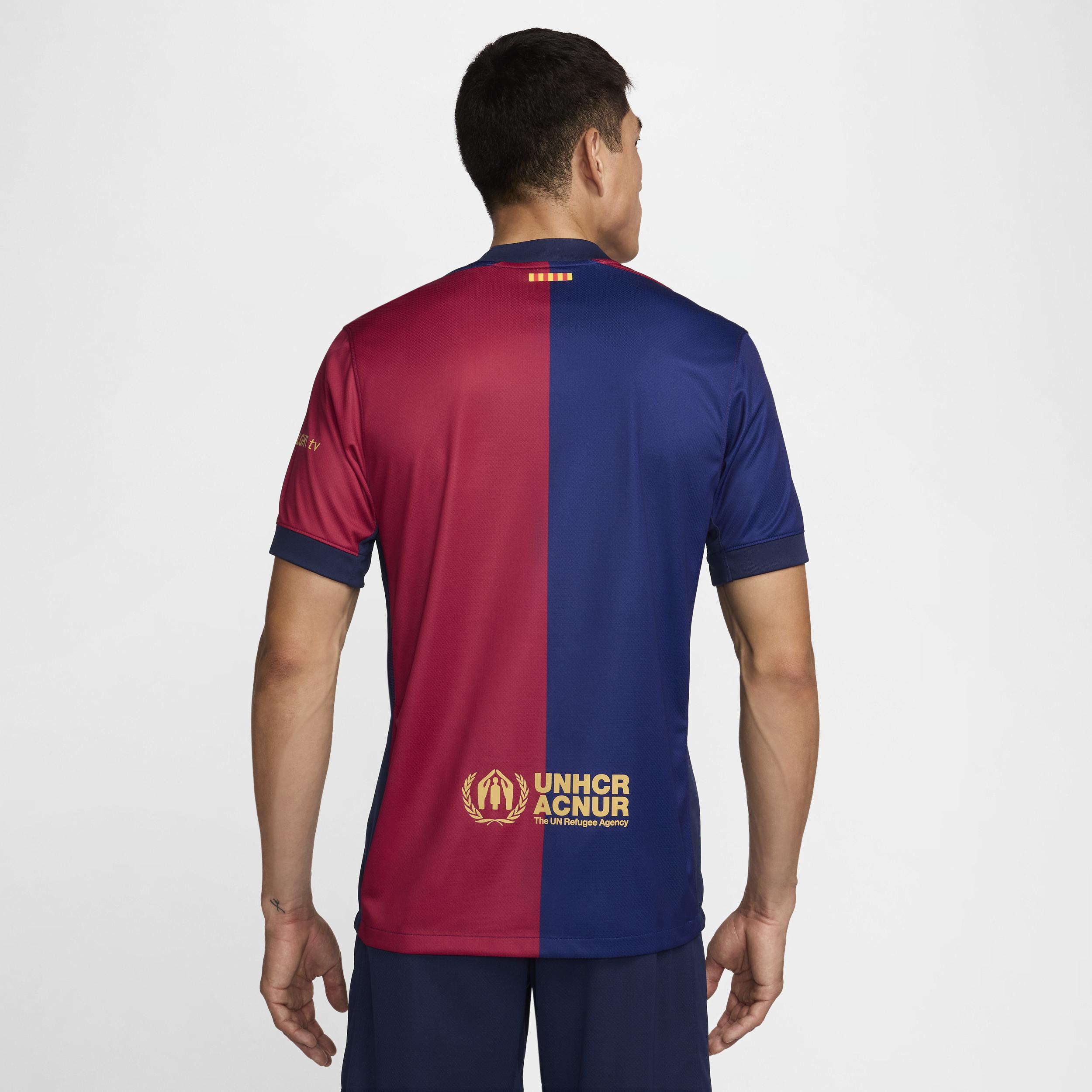 FC Barcelona 2024/25 Stadium Home Nike Men's Dri-FIT Soccer Replica Jersey Product Image