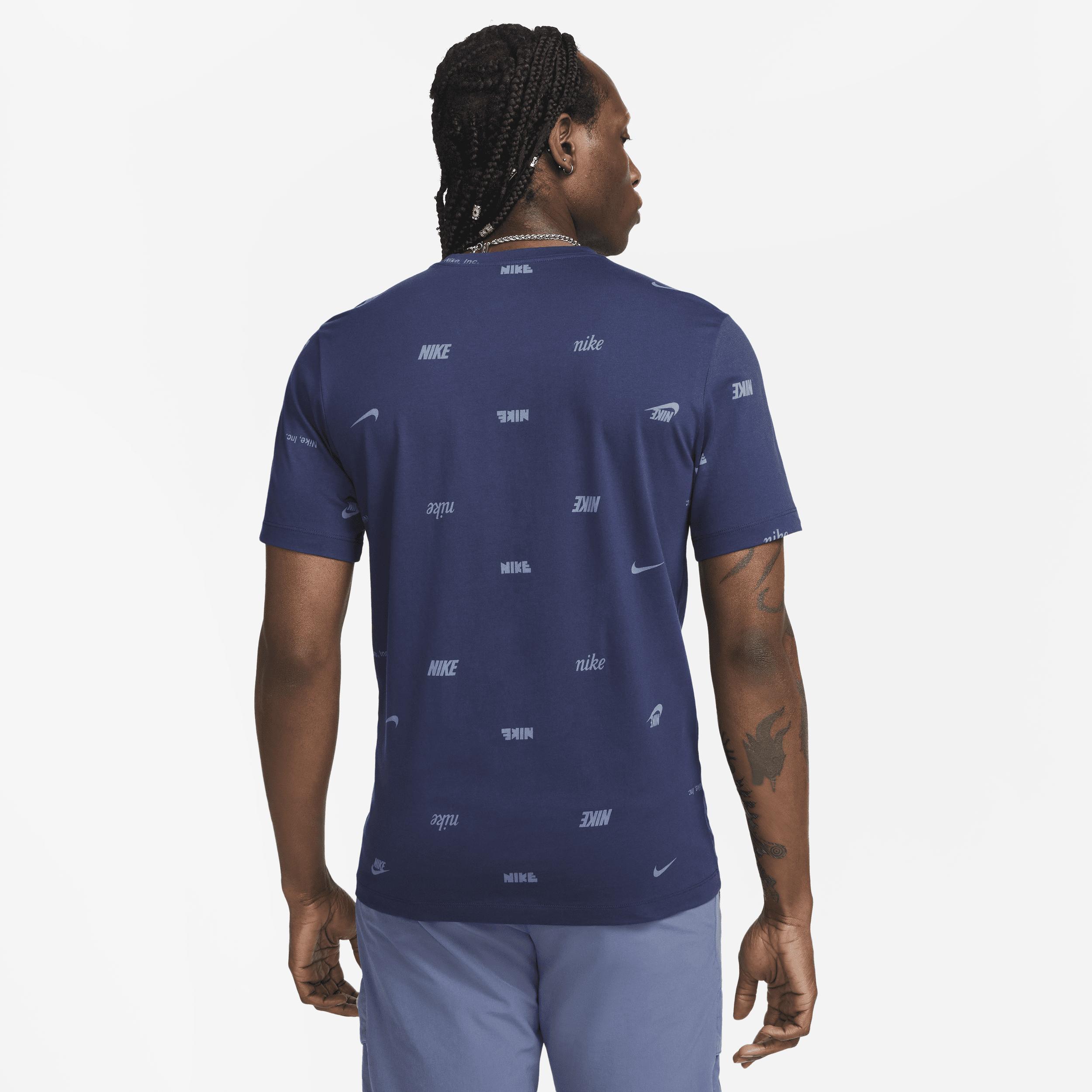 Nike Men's Club Allover Print T-Shirt Product Image