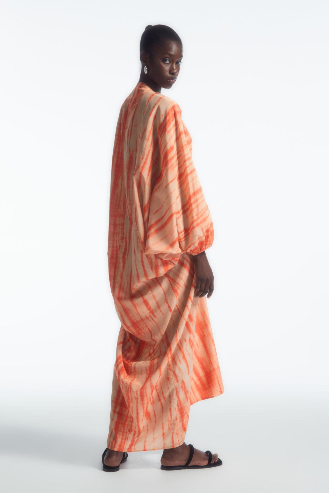 OVERSIZED SILK KAFTAN DRESS Product Image