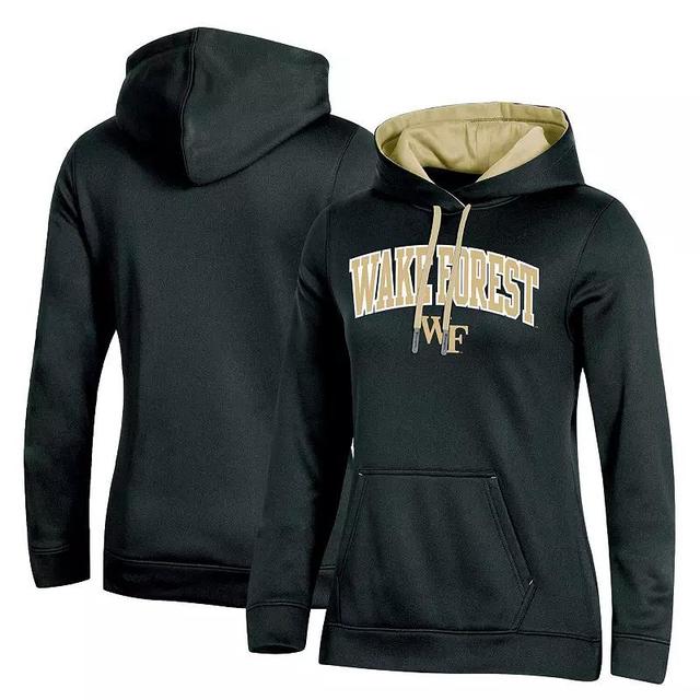 Womens Champion Black Wake Forest Demon Deacons Arch Logo 2.0 Pullover Hoodie Product Image