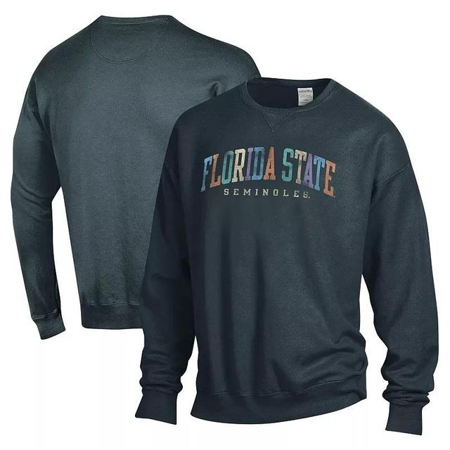 Unisex ComfortWash Gray Florida State Seminoles Oversized Pullover Sweatshirt, Womens Product Image