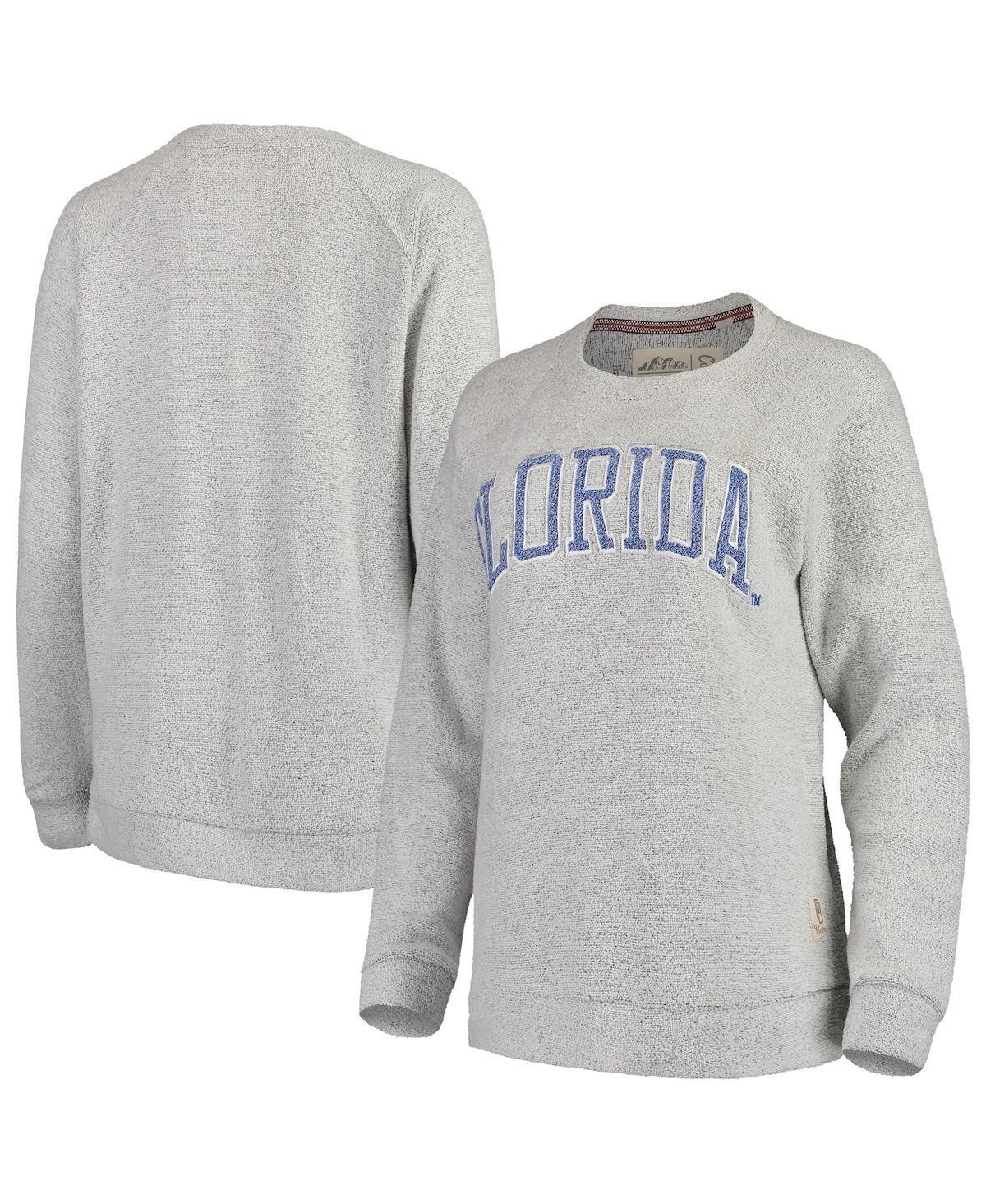 Womens Pressbox Gray Florida Gators Helena Comfy Sweatshirt Product Image