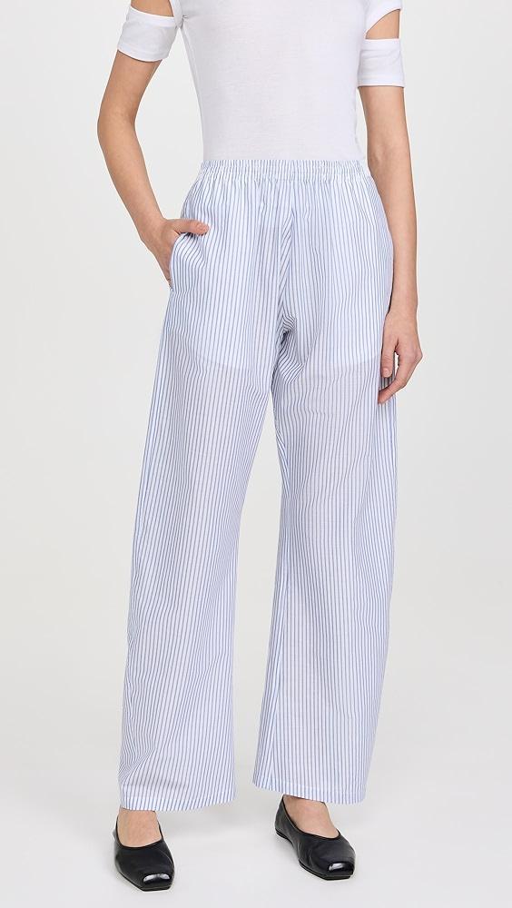 MM6 Maison Margiela Striped Cotton Poplin Pants | Shopbop Product Image