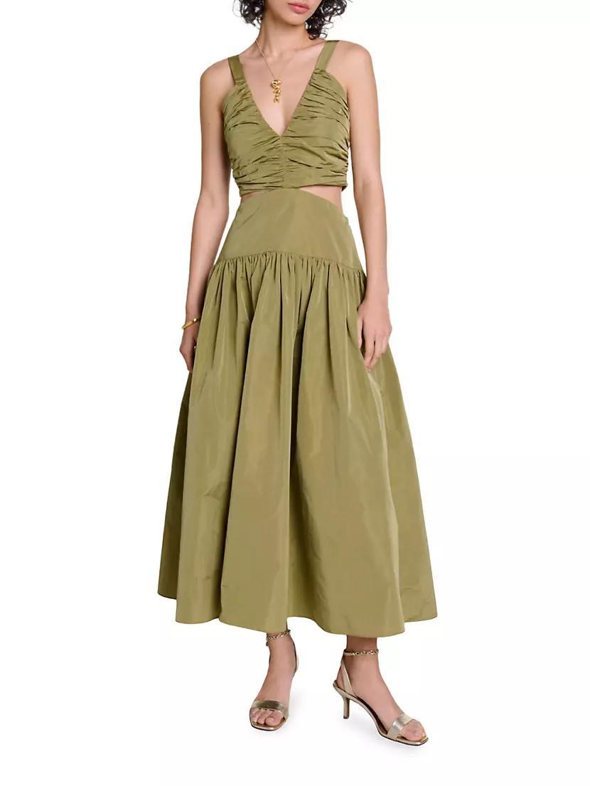 Cutaway Taffeta Dress Product Image