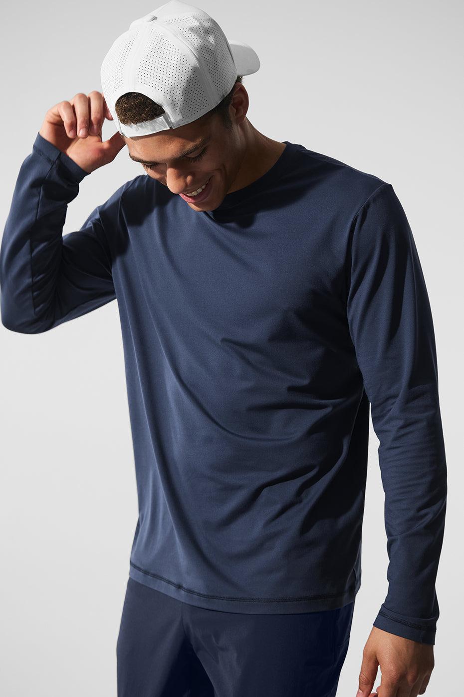 Conquer Reform Crewneck Long Sleeve - Navy Male Product Image