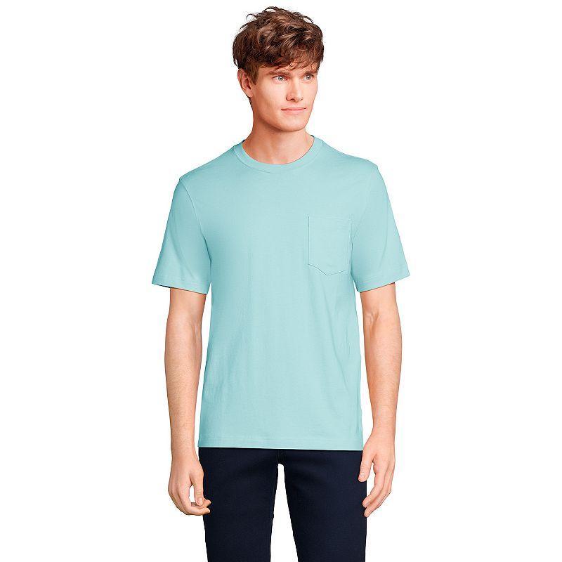 Lands End Mens Super-t Short Sleeve T-Shirt with Pocket Product Image