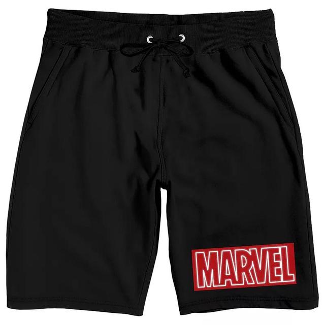 Mens Marvel Comics Logo French Terry Shorts Product Image