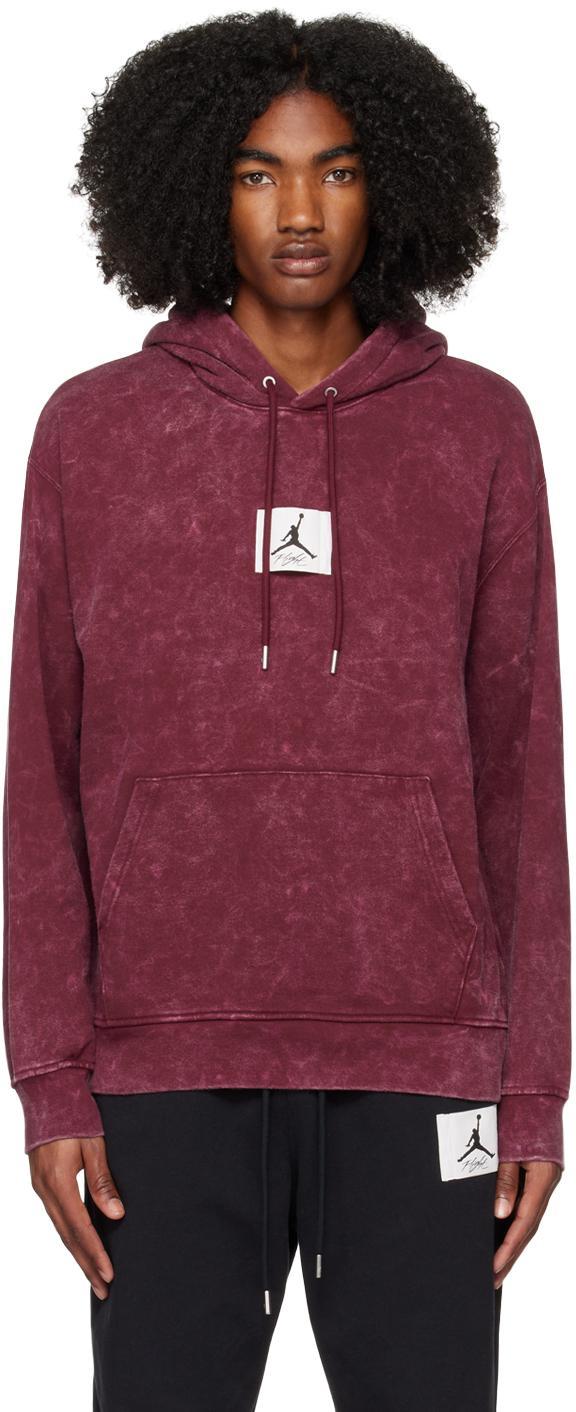 Burgundy Flight Hoodie In Cherrywood Red Product Image