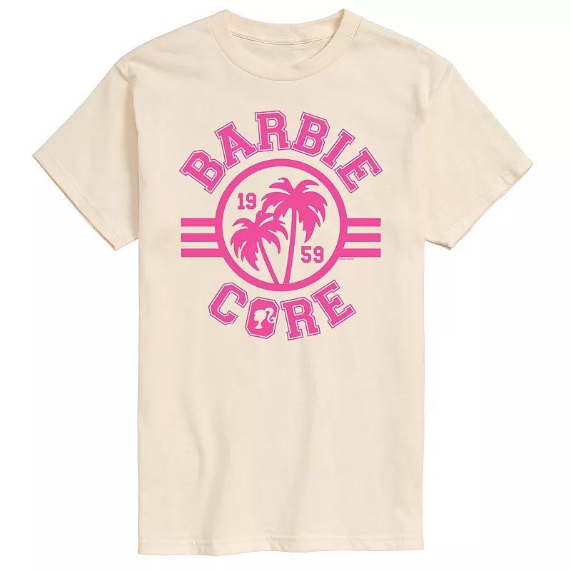 Mens Barbie Barbiecore Collegiate Graphic Tee Product Image