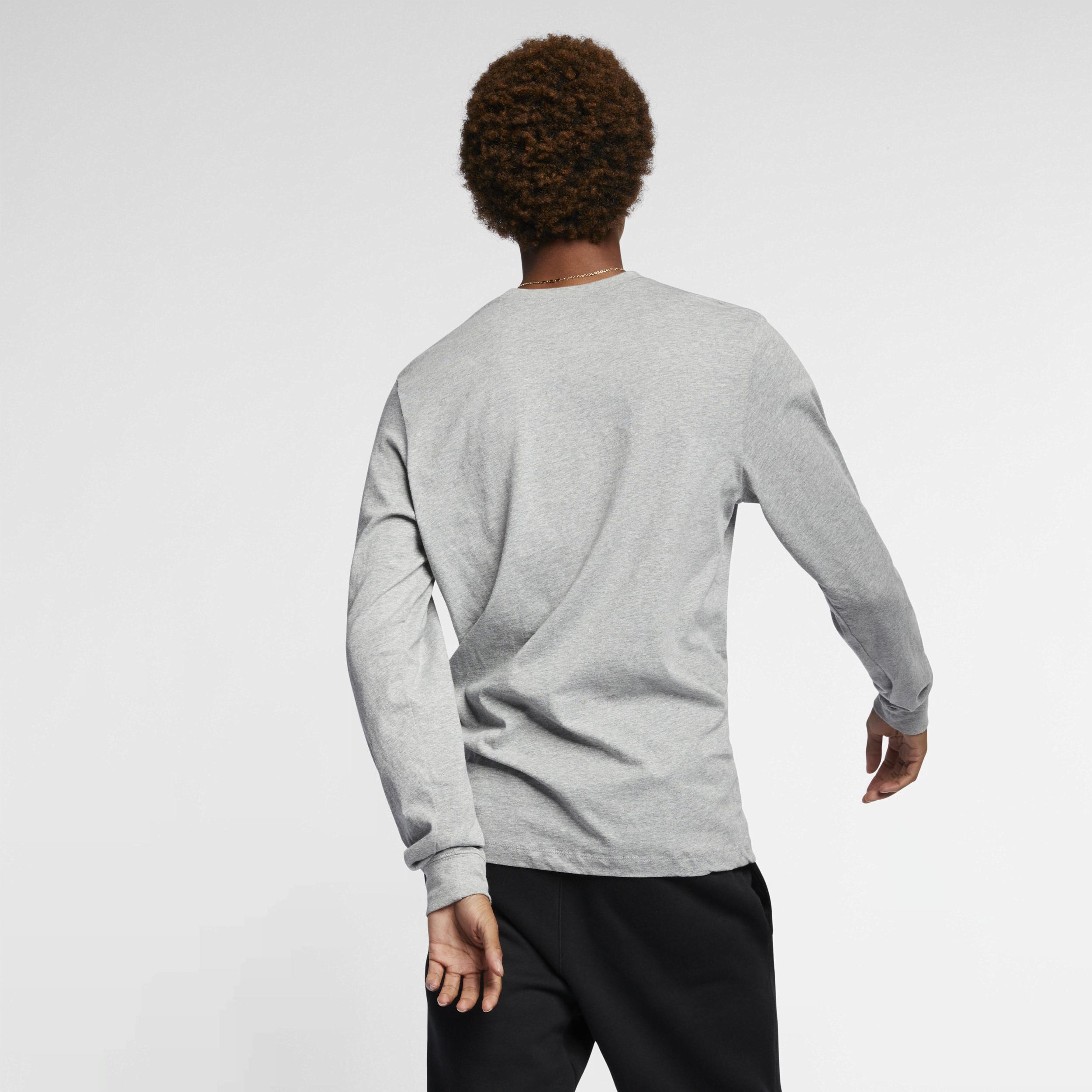 Men's Nike Sportswear Club Long-Sleeve T-Shirt Product Image