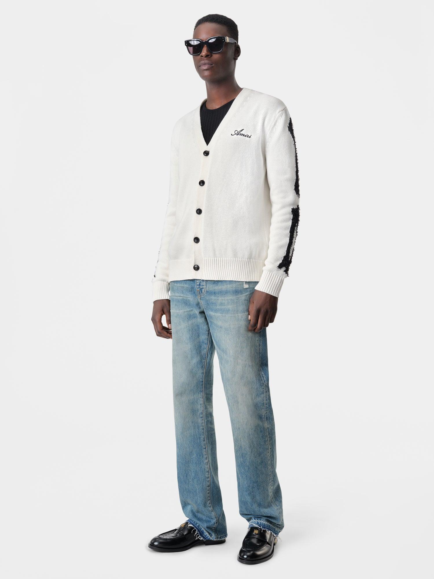 BONES CARDIGAN - White Male Product Image