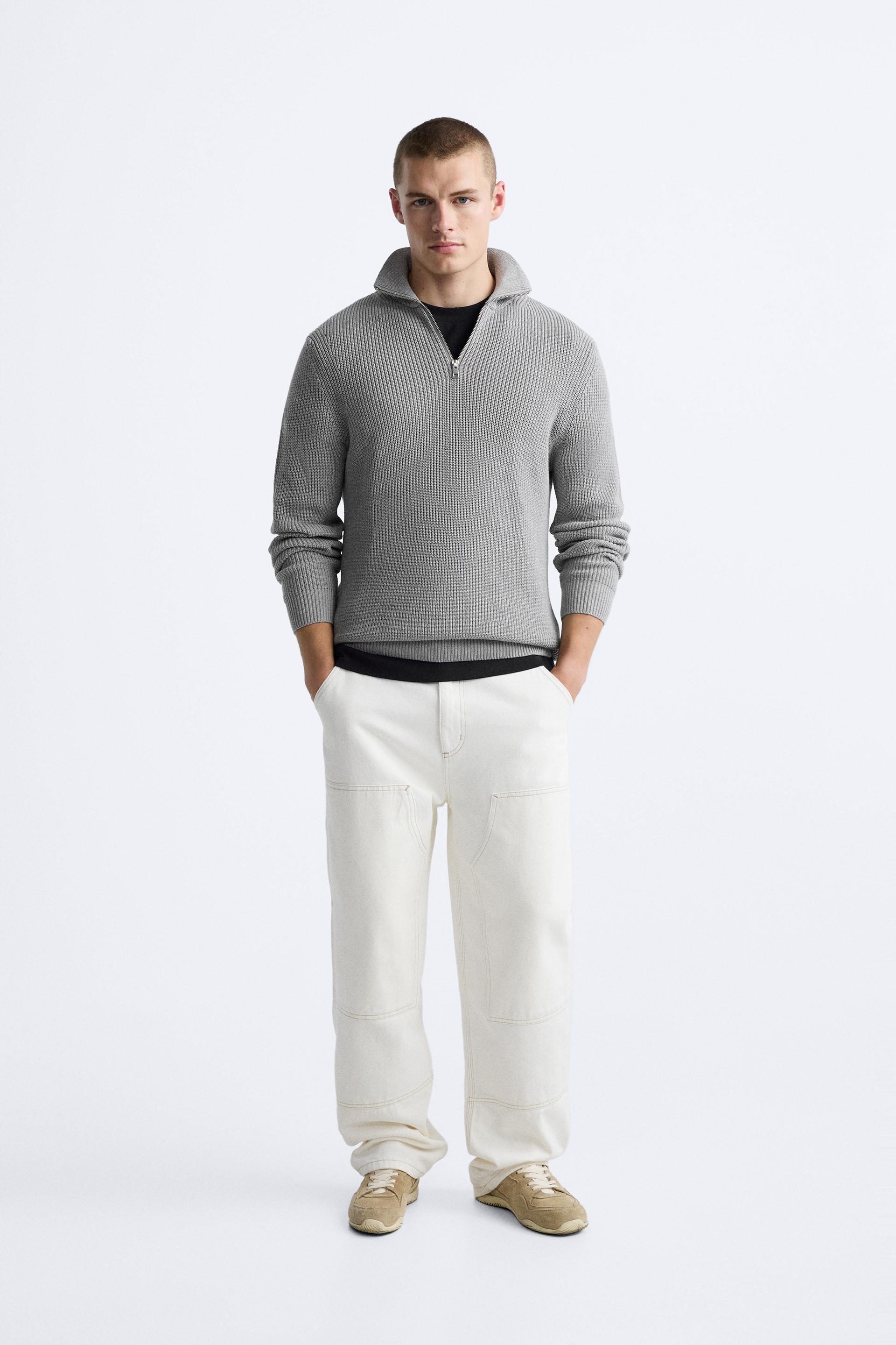 ZIP COLLAR SWEATER Product Image