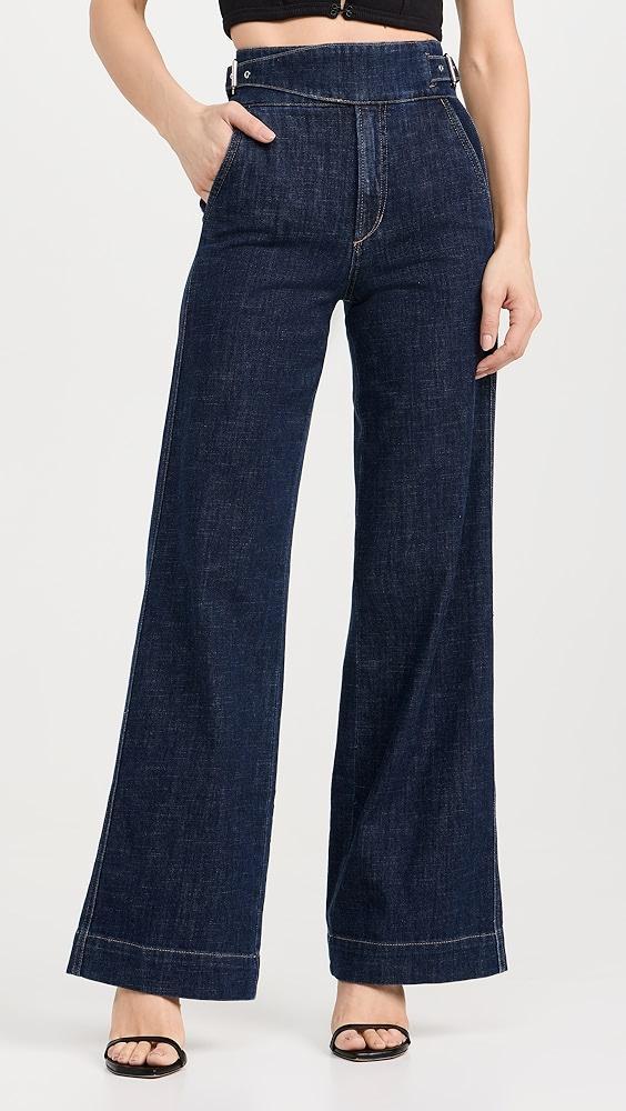 Joe's Jeans The Double Buckle Wide Leg Sailor Pants | Shopbop Product Image