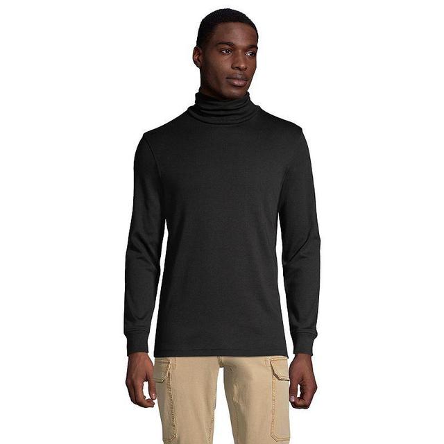 Big & Tall Lands End Super Soft Supima Turtleneck, Mens Product Image