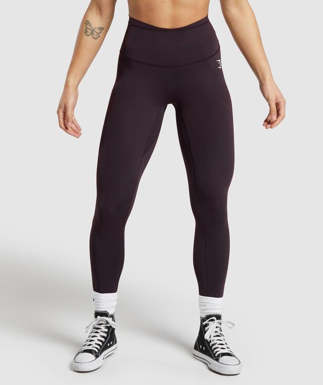 Mesh Waistband Leggings Product Image