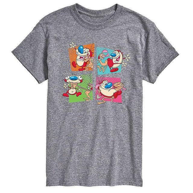 Mens Ren & Stimpy Abstract Frames Tee Product Image