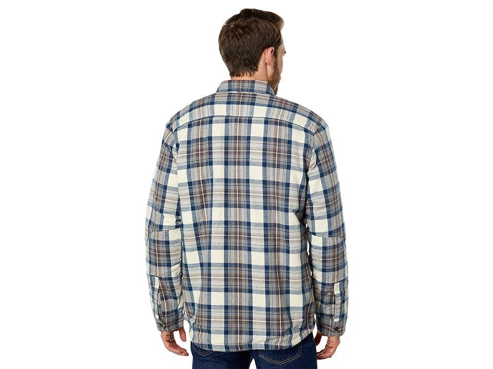 L.L.Bean Sherpa Lined Scotch Plaid Shirt Long Sleeve Regular (Indigo Tartan) Men's Clothing Product Image