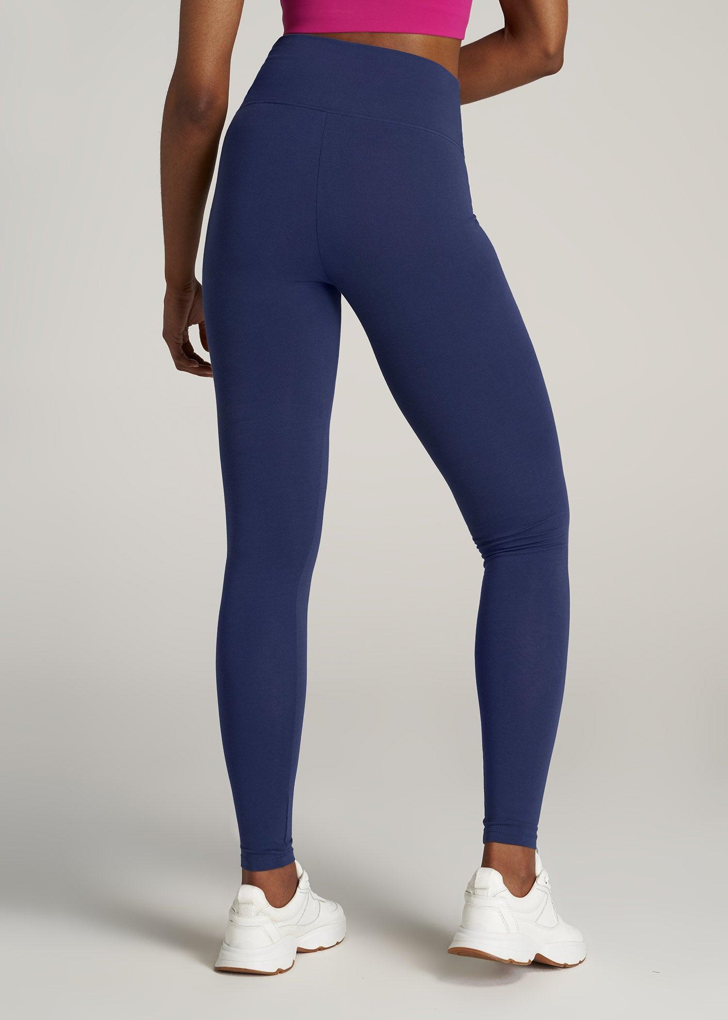 Women's Tall Cotton Leggings in Midnight Blue Female Product Image