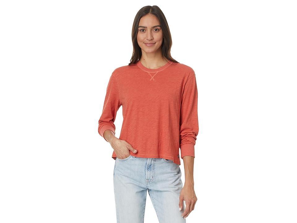 Toad&Co Boundless Jersey Long Sleeve Tee (Harvest) Women's Clothing Product Image