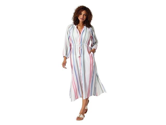 Tommy Bahama Multi Stripe Dobby Duster Women's Swimwear Product Image