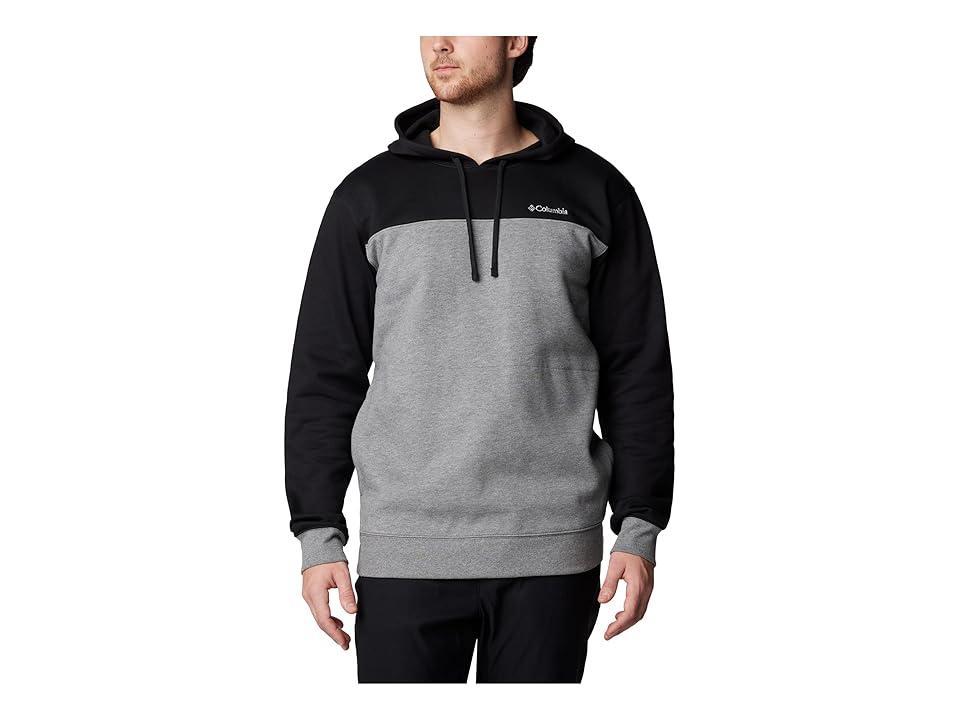 Columbia Hart Mountain Hoodie III (Charcoal Heather/Black Heather) Men's Clothing Product Image