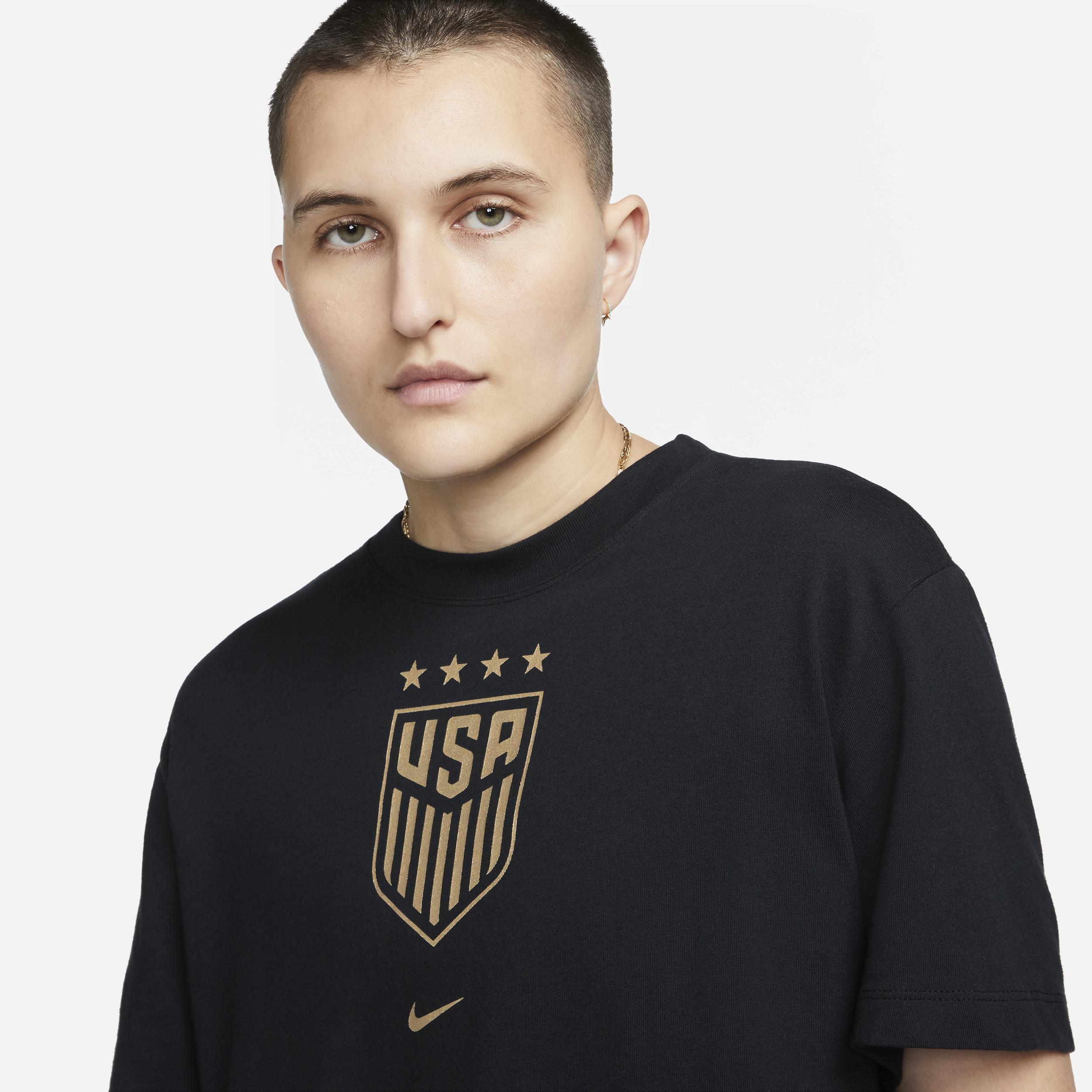 Women's U.S. Soccer  (4-Star) Tee - Black Product Image