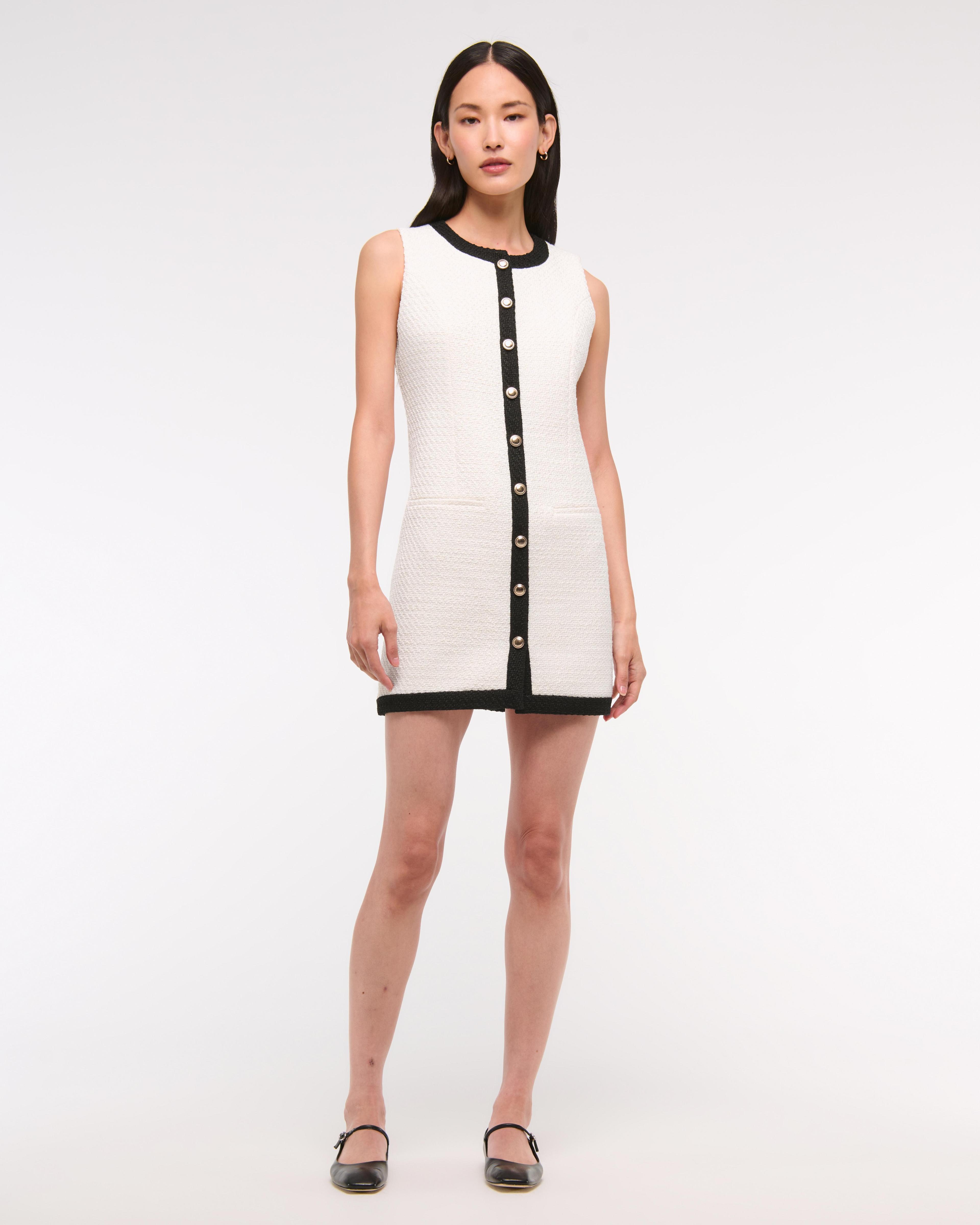 The A&F Mara Tweed Mini Dress Product Image