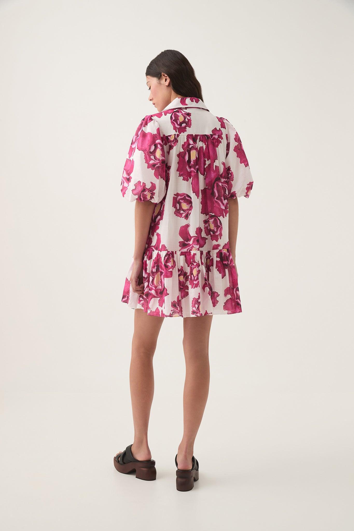 Eliza Smock Mini Dress Product Image