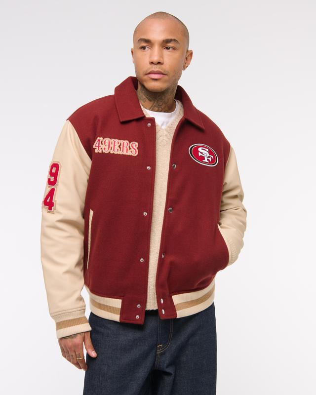 Philadelphia Eagles Varsity Bomber Jacket Product Image