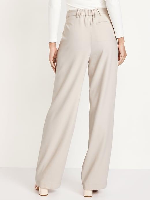 Extra High-Waisted Taylor Wide-Leg Trouser Pants Product Image