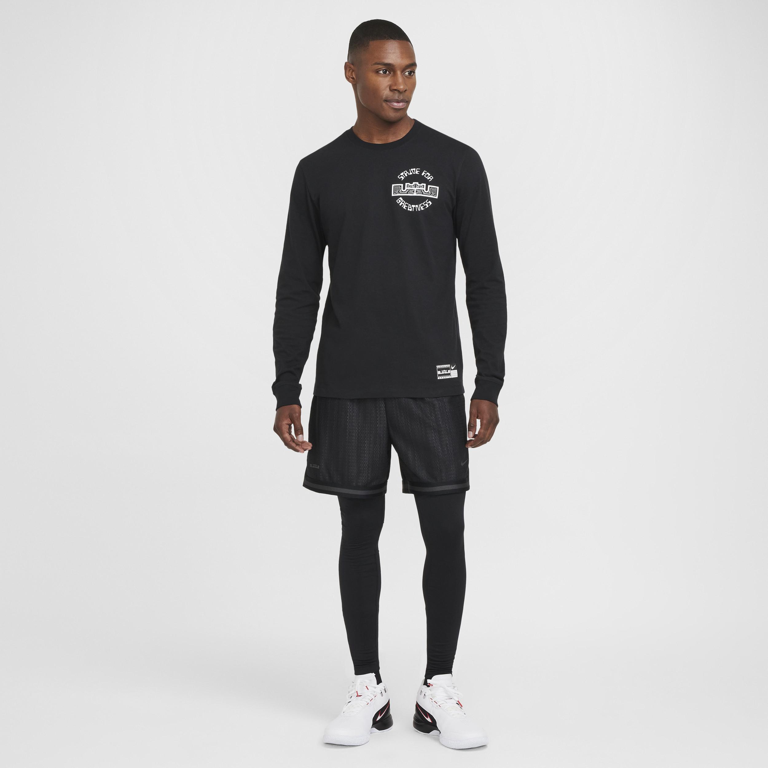 LeBron Men's Max90 Long-Sleeve Basketball T-Shirt Product Image