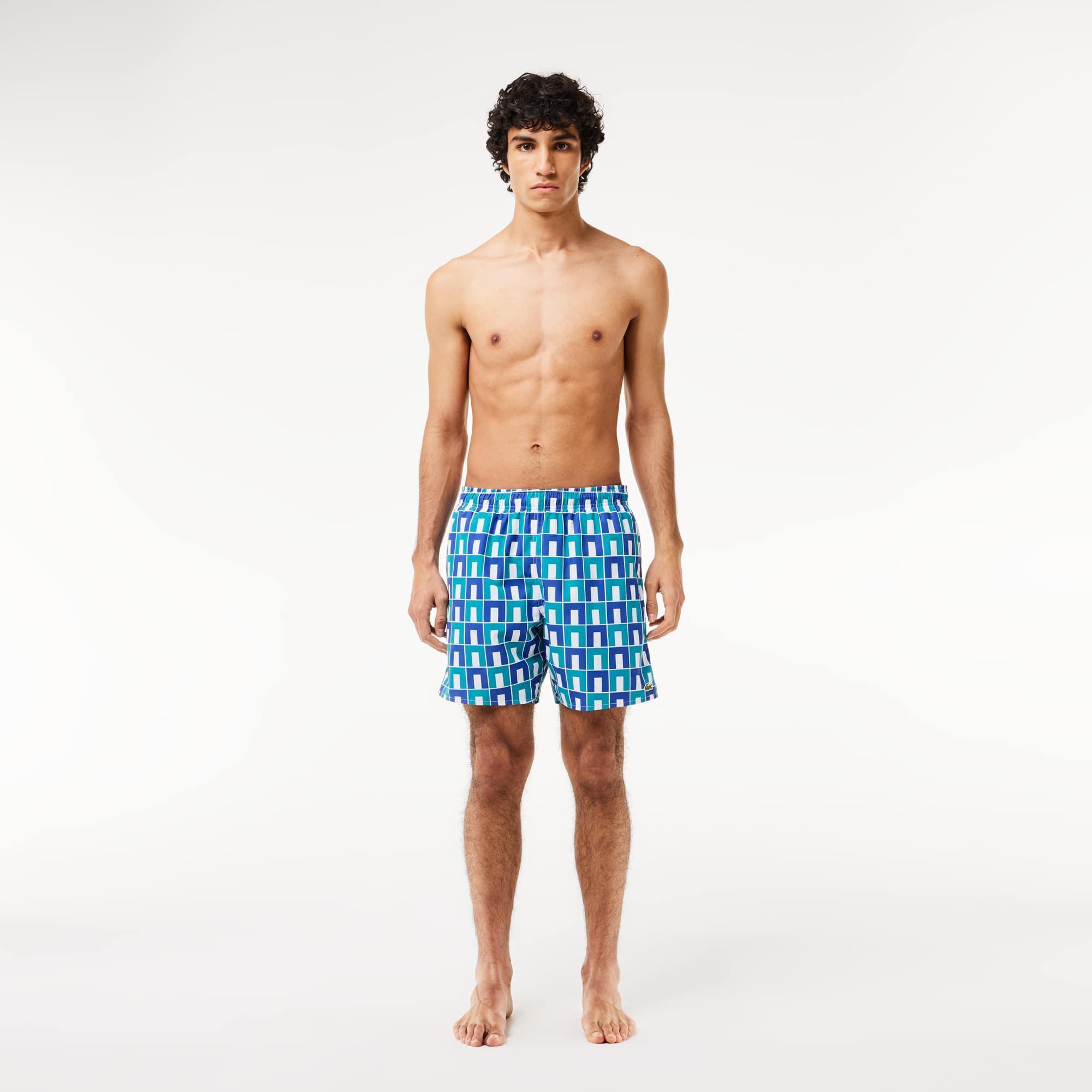 Men's Graphic Print Swim Trunks Product Image