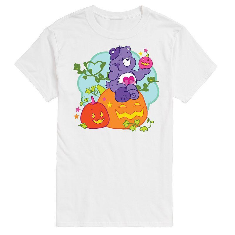 Mens Care Bears Pumpkin Care Bear Graphic Tee Product Image