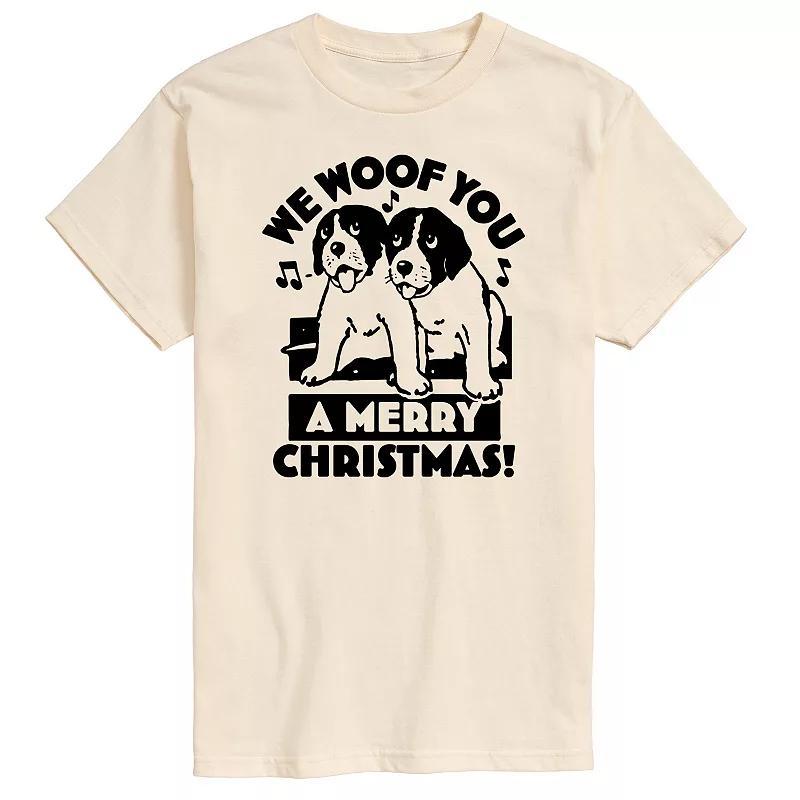 Big & Tall We Woof You Merry Christmas Graphic Tee, Mens Product Image