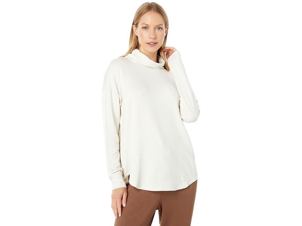 Splendid Journey Supersoft Cowl Pullover Sweatshirt (Porcelain) Women's Clothing Product Image