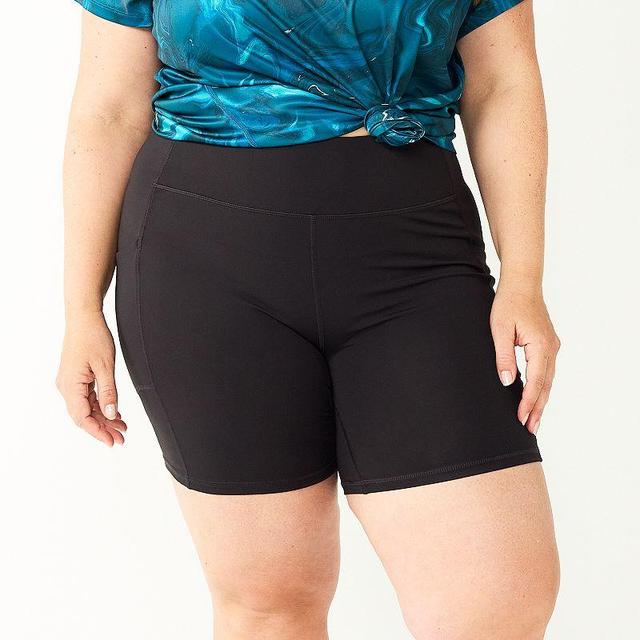 Plus Size Tek Gear Ultrastretch 7-in. Bike Shorts, Womens Product Image