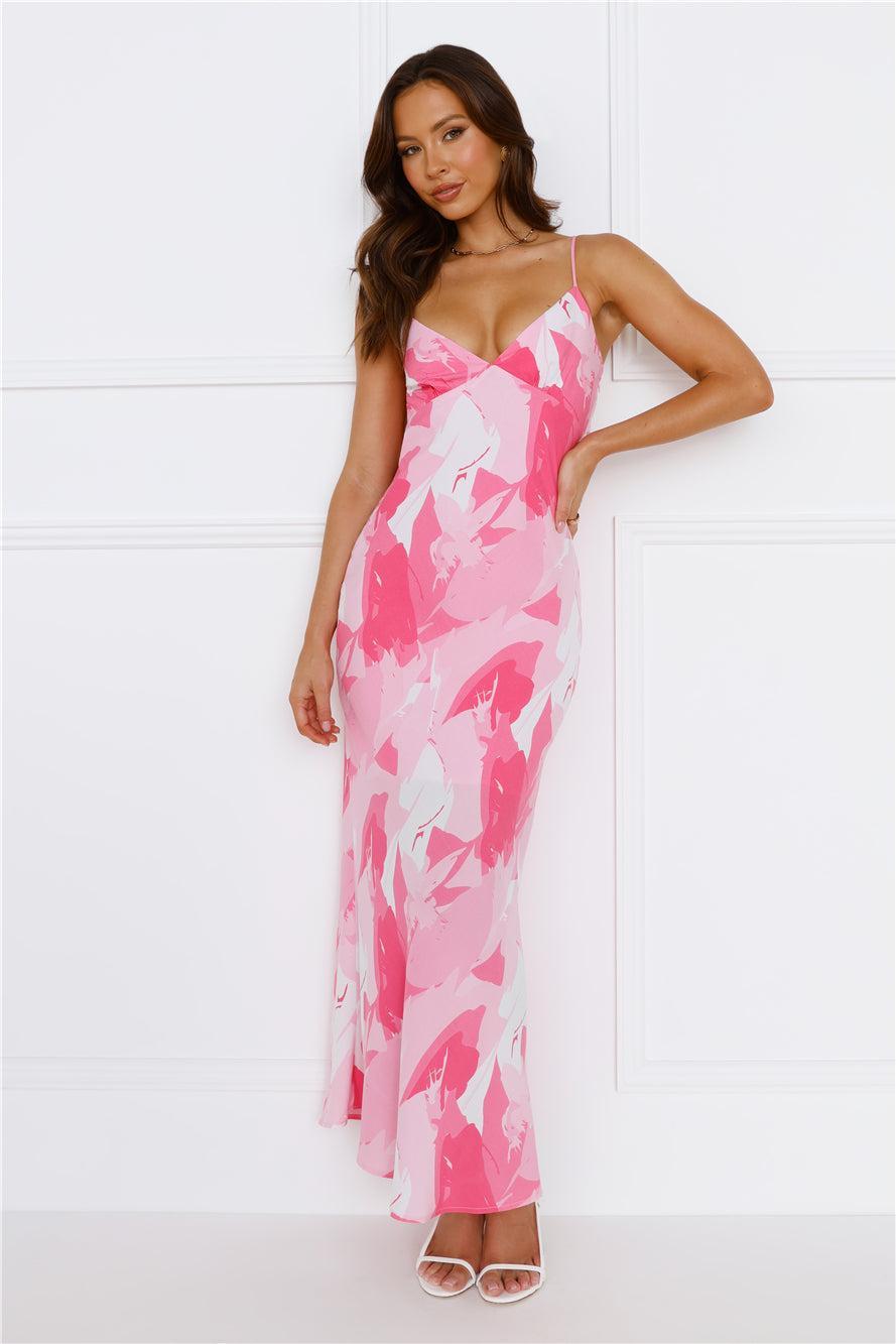 Soft Music Maxi Dress Pink Product Image