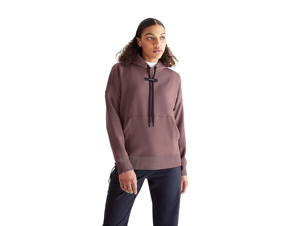 On Hoodie (Grape/Black) Women's Clothing Product Image