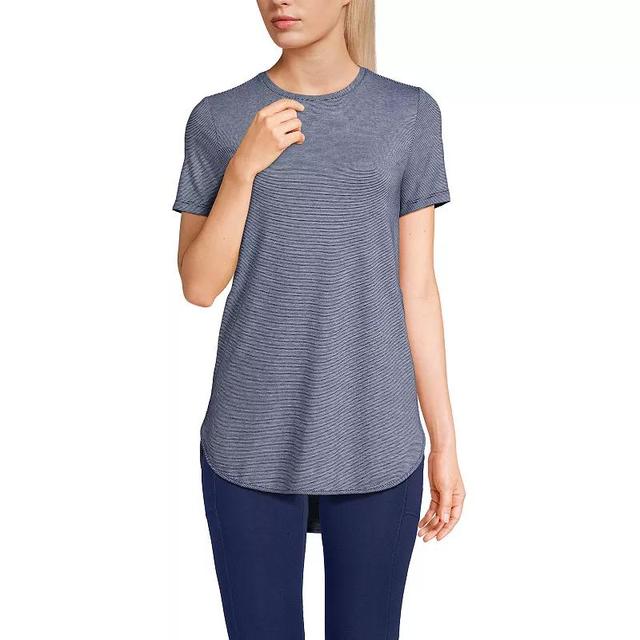 Petite Lands End Moisture-Wicking UPF 50 Tunic Tee, Womens Product Image