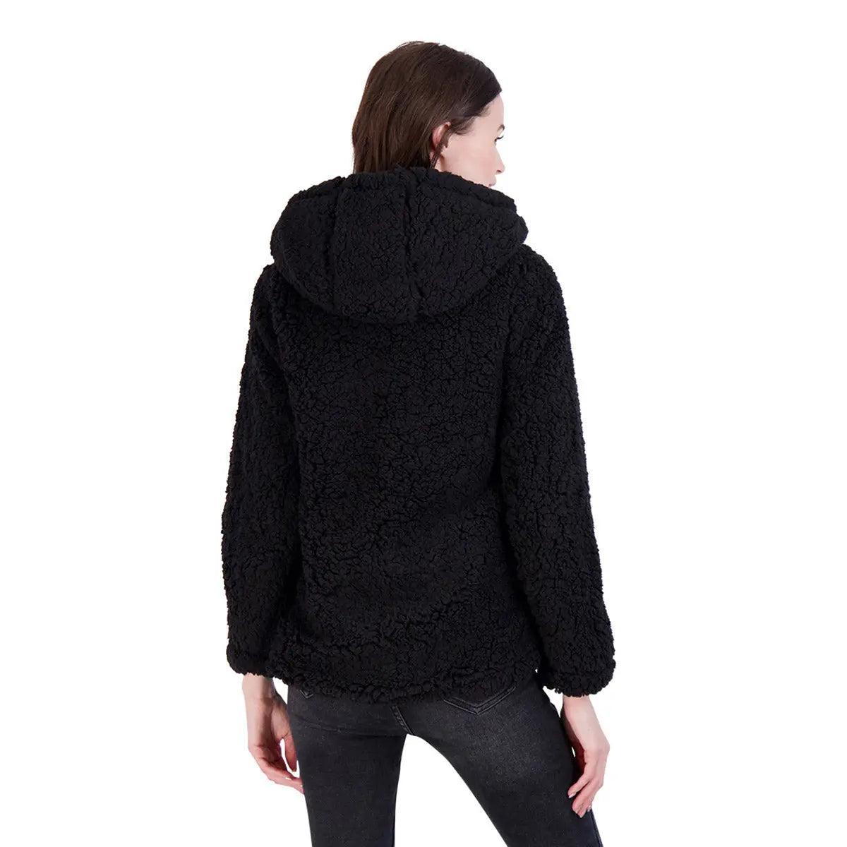 Madden Girl Women's Sherpa Zip Up Jacket Product Image