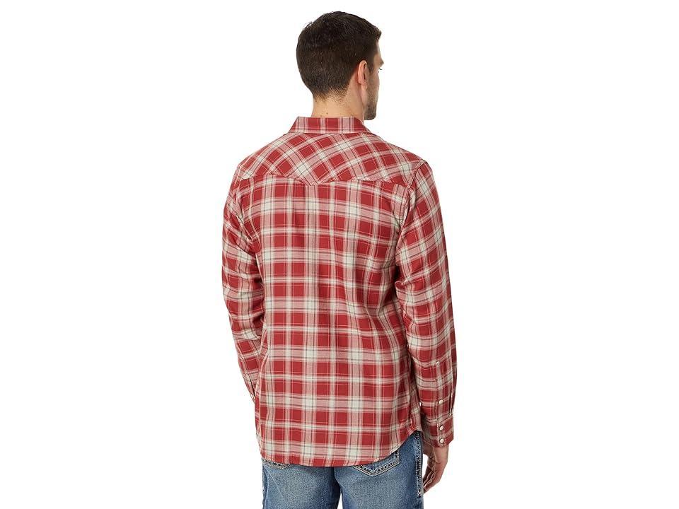 Ariat Holton Retro Snap Long Sleeve Shirt (Moon Howl) Men's Clothing Product Image