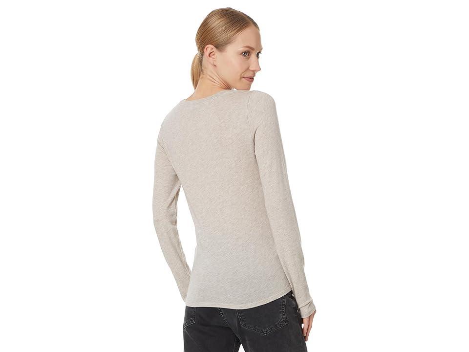 Womens Round Neck Long-Sleeve T-Shirt Product Image