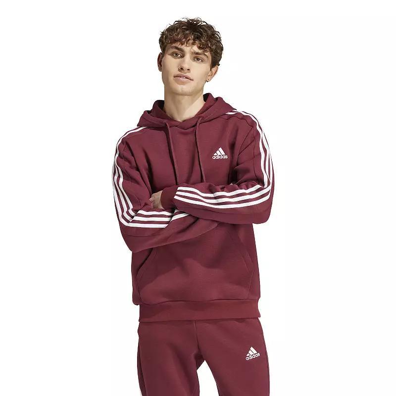 Mens adidas Essentials Fleece 3-Stripes Hoodie Product Image